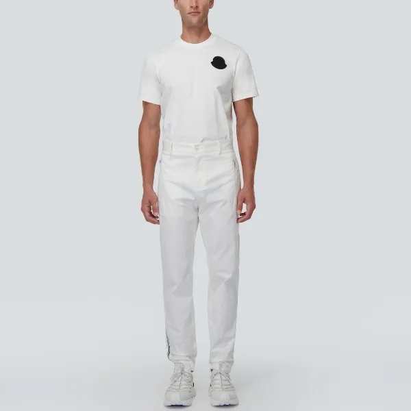 MONCLER  |Crew Neck Unisex Street Style Plain Cotton Short Sleeves