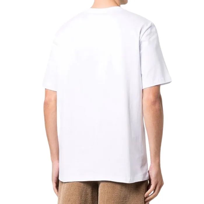 MSGM  |Crew Neck Street Style Plain Cotton Short Sleeves Logo