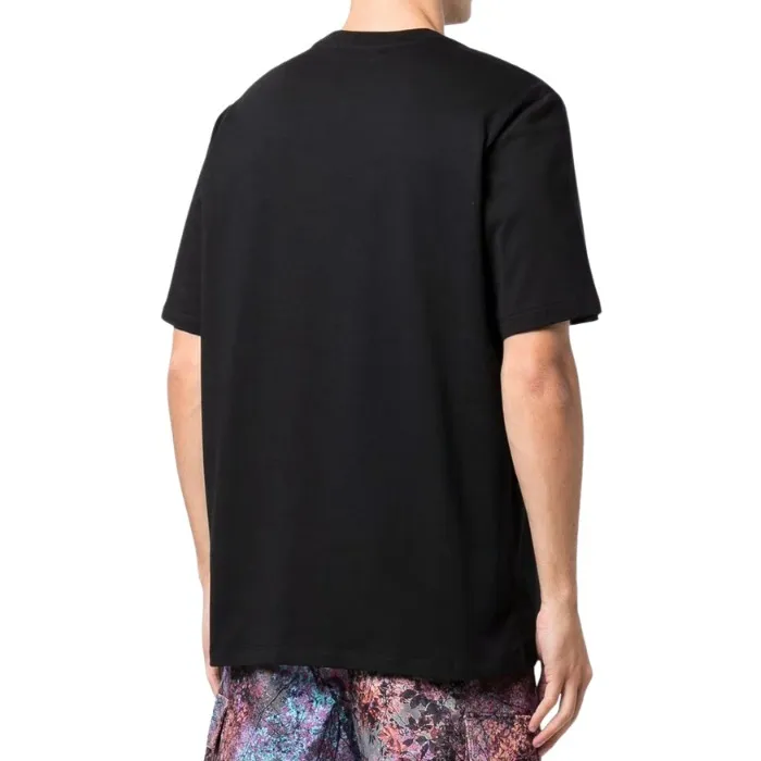 MSGM  |Crew Neck Street Style Plain Cotton Short Sleeves Logo