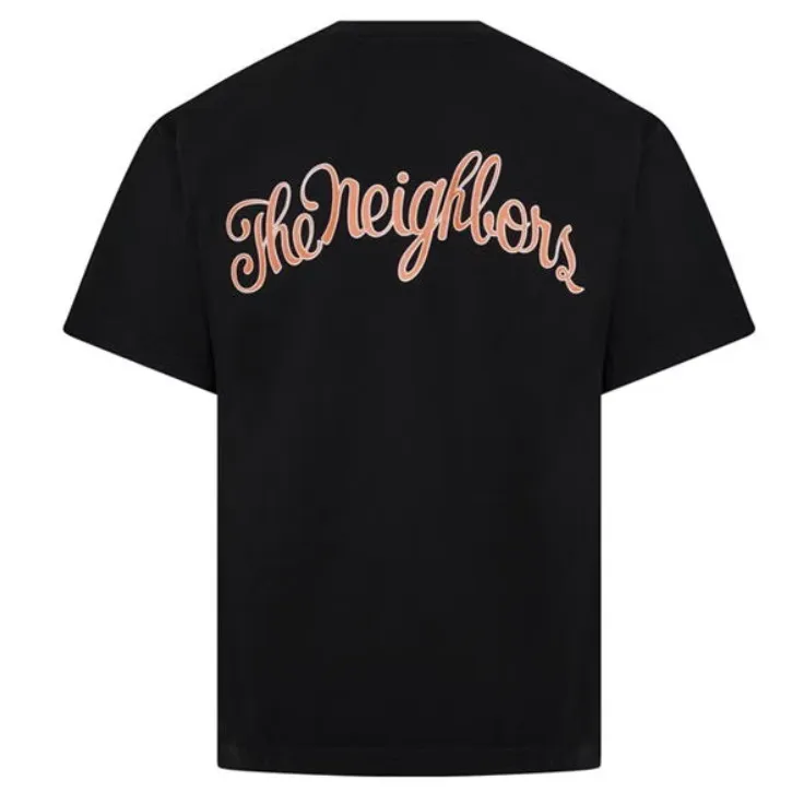 NEIGHBORHOOD  |Crew Neck Street Style Plain Cotton Short Sleeves Logo