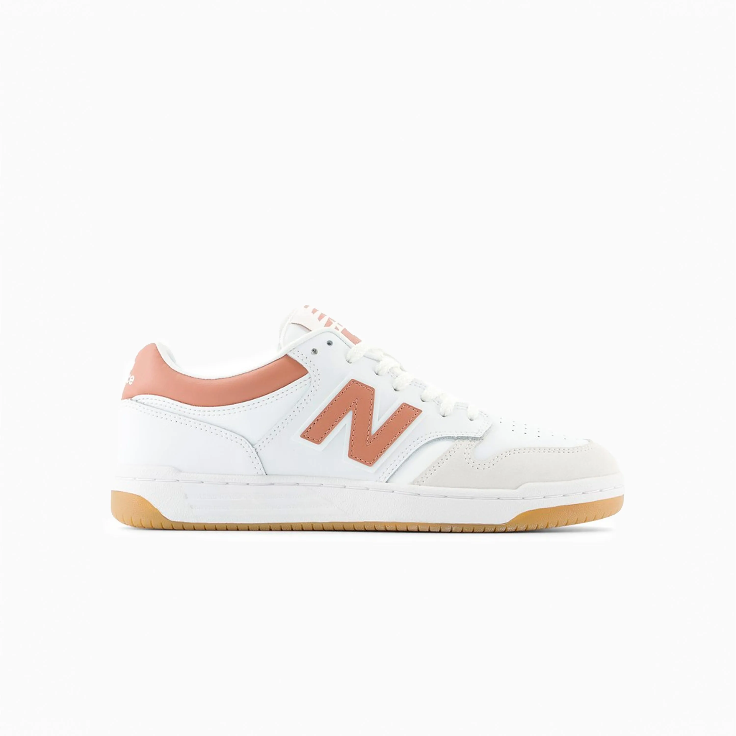 NEW BALANCE 480 WHITE & PINK - BB480LSA