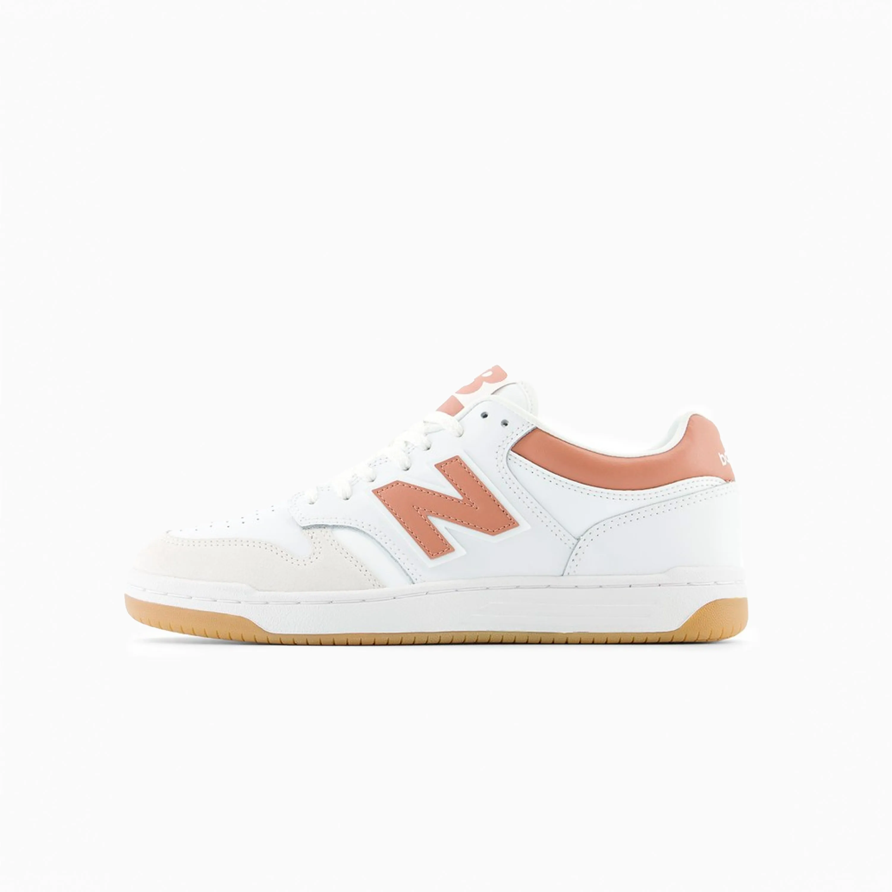 NEW BALANCE 480 WHITE & PINK - BB480LSA