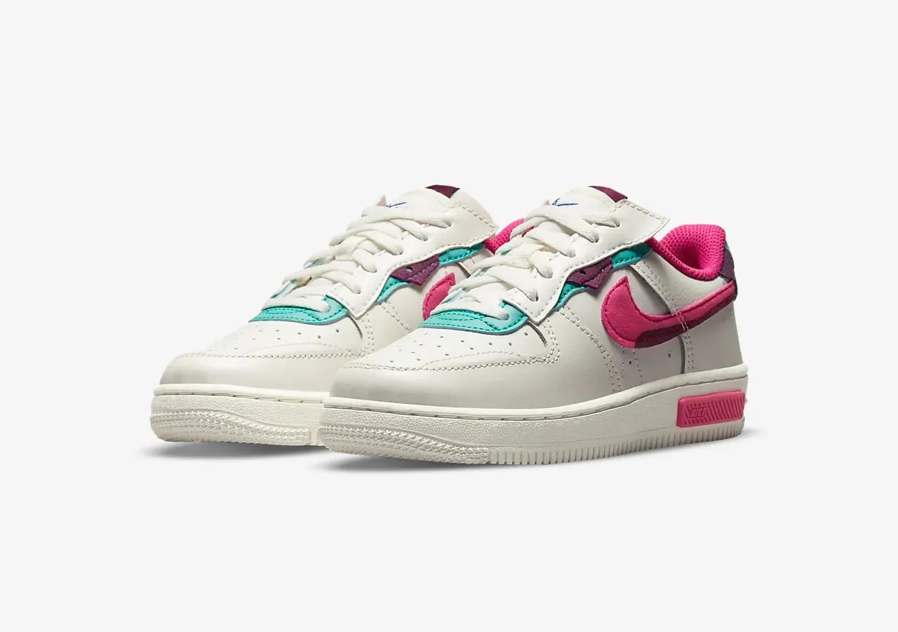 Nike Air Force 1 Fontanka Sangria Sail Washed Teal Pink Prime DO6146-101