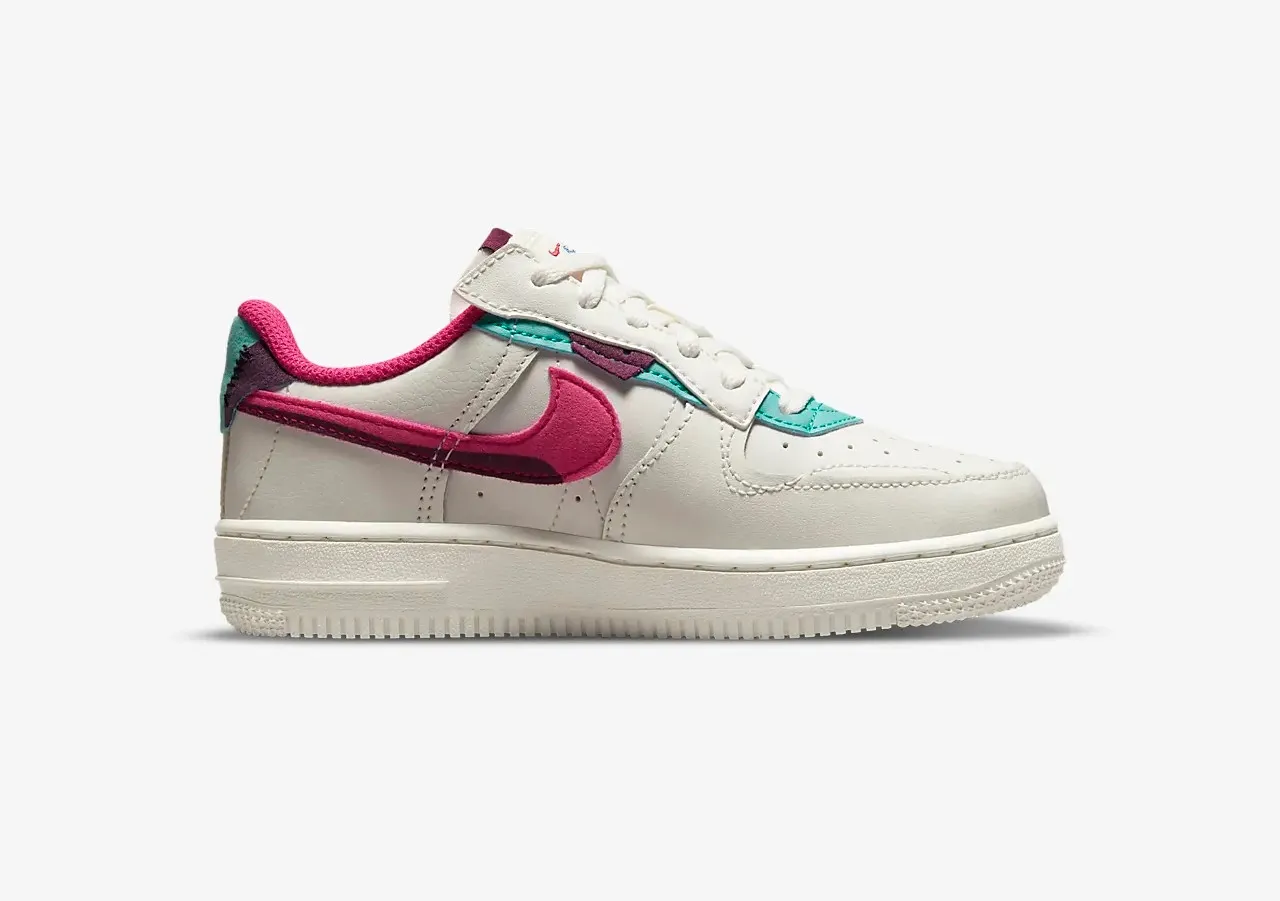 Nike Air Force 1 Fontanka Sangria Sail Washed Teal Pink Prime DO6146-101