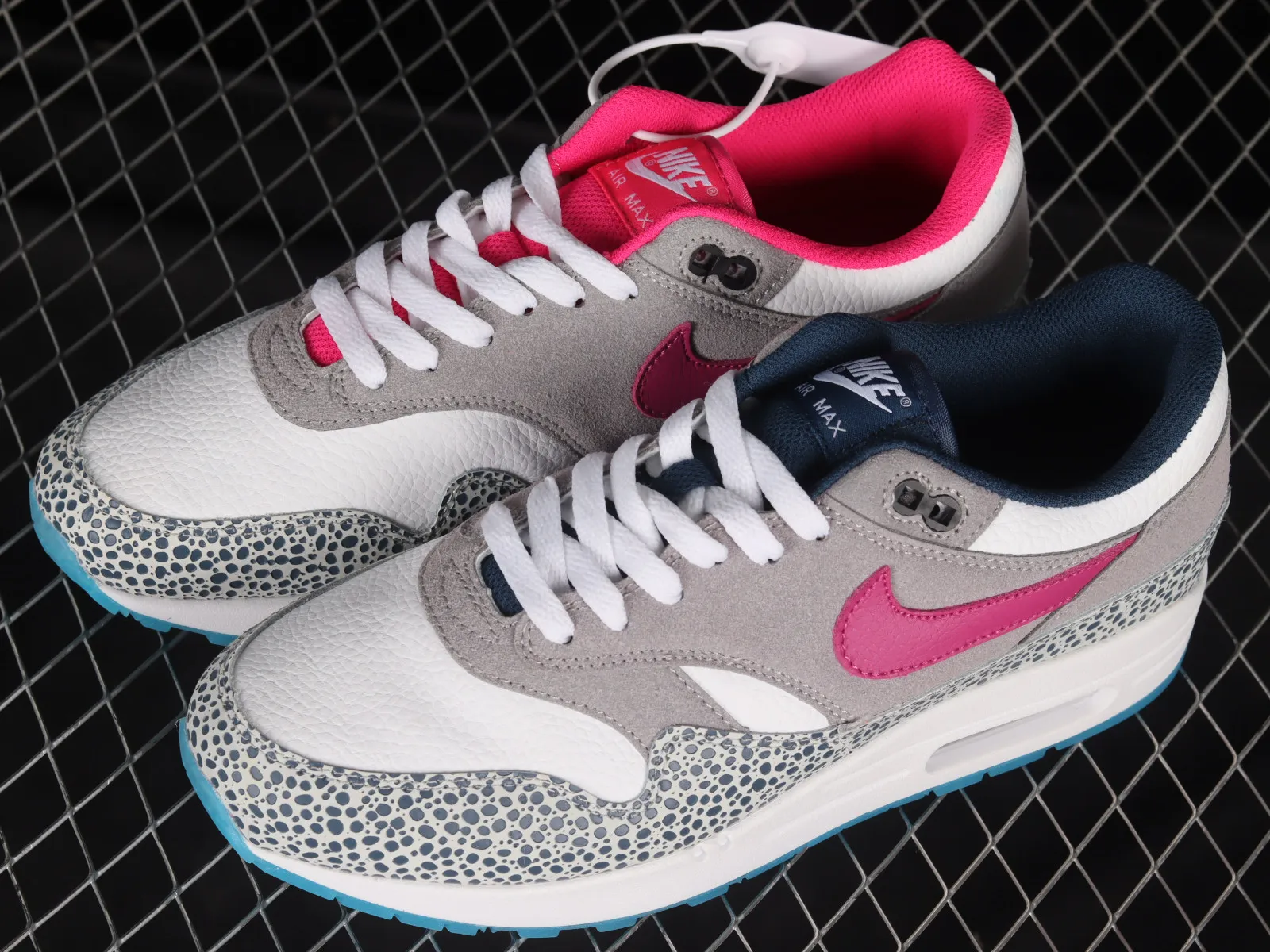 Nike Air Max 1 Grey Rose Pink Blue DV3027-002