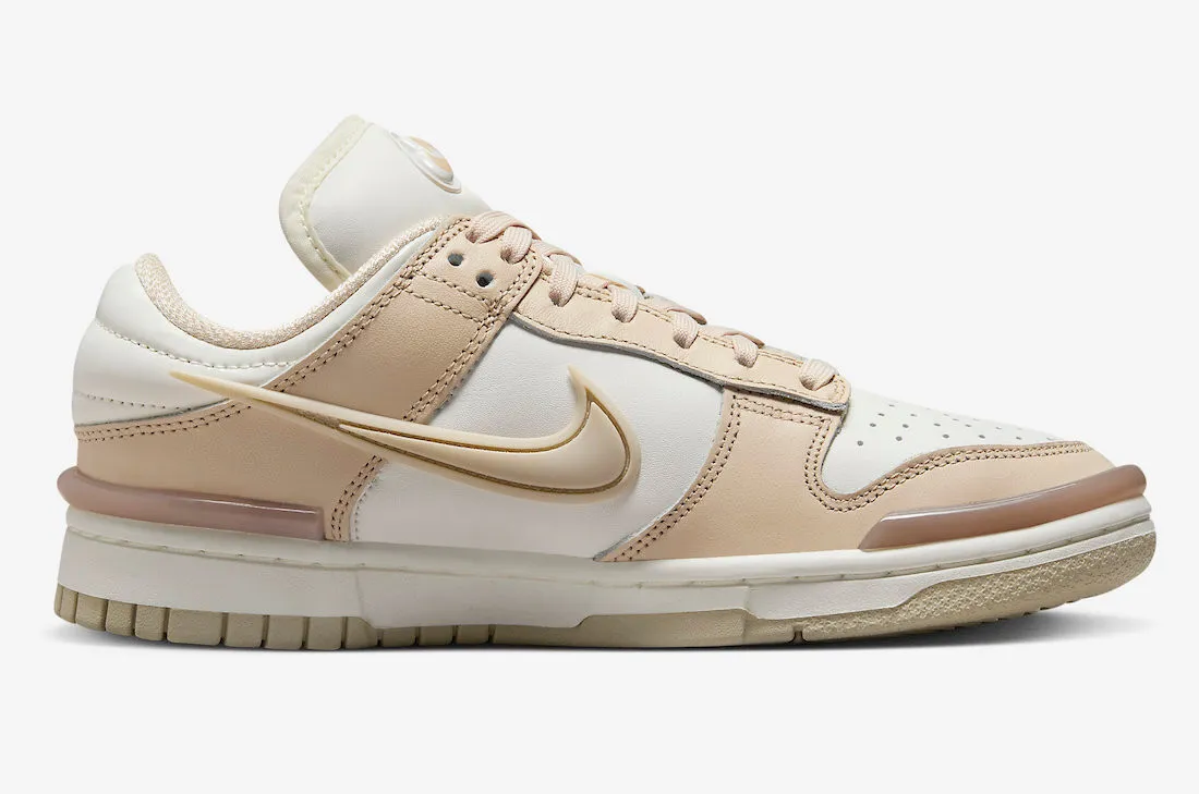 Nike SB Dunk Low Twist Sanddrift Coconut Milk Pink Oxford Sail DZ2794-102