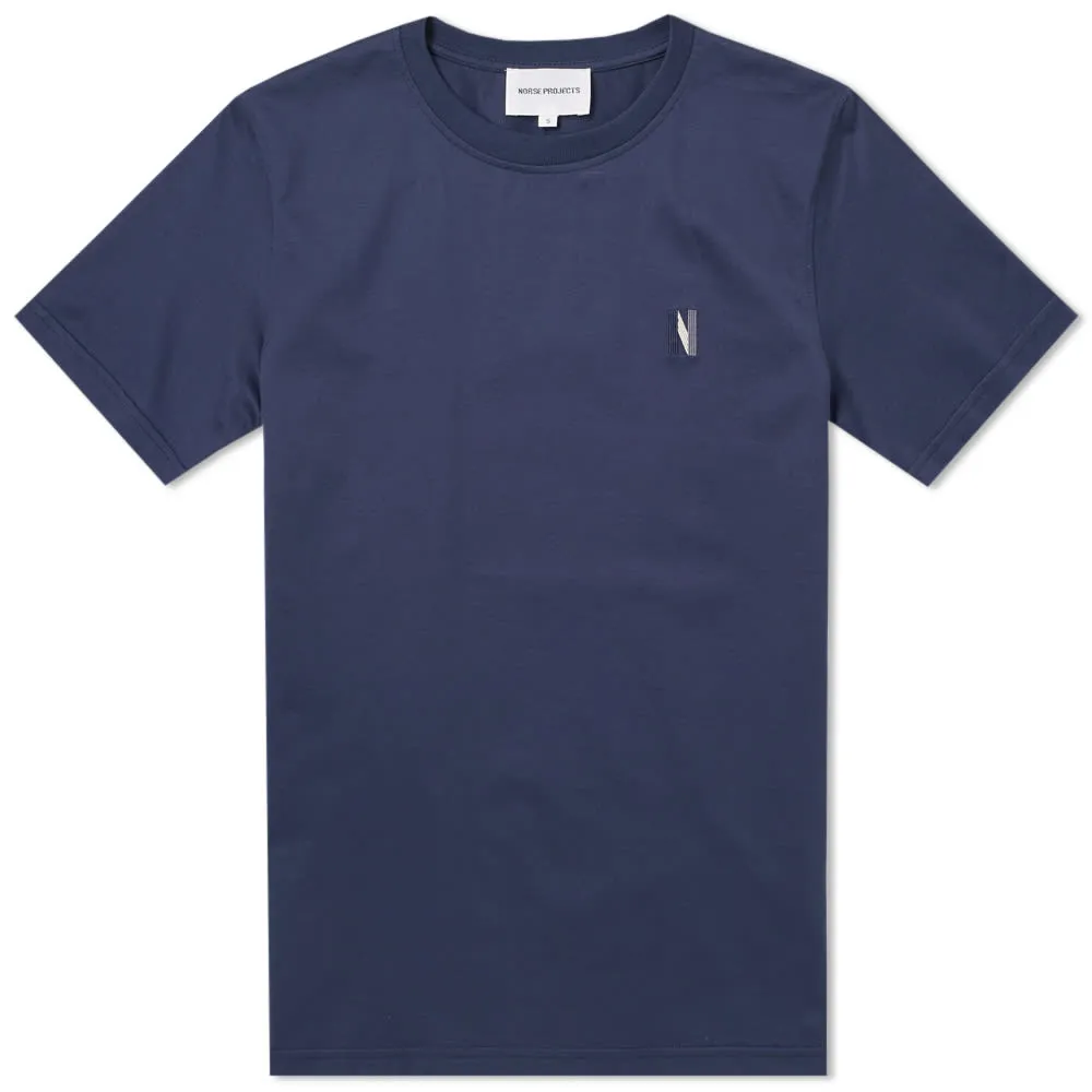 Norse Projects Niels Multi N Logo TeeDark Navy