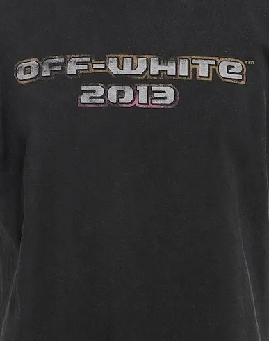 Off-White  |Crew Neck Street Style Cotton Short Sleeves Logo