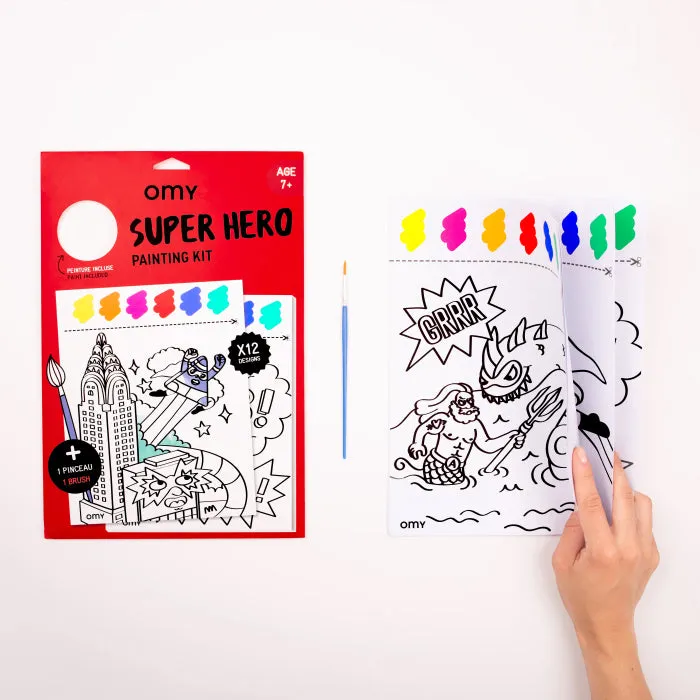 Omy Painting Kit Super Heros