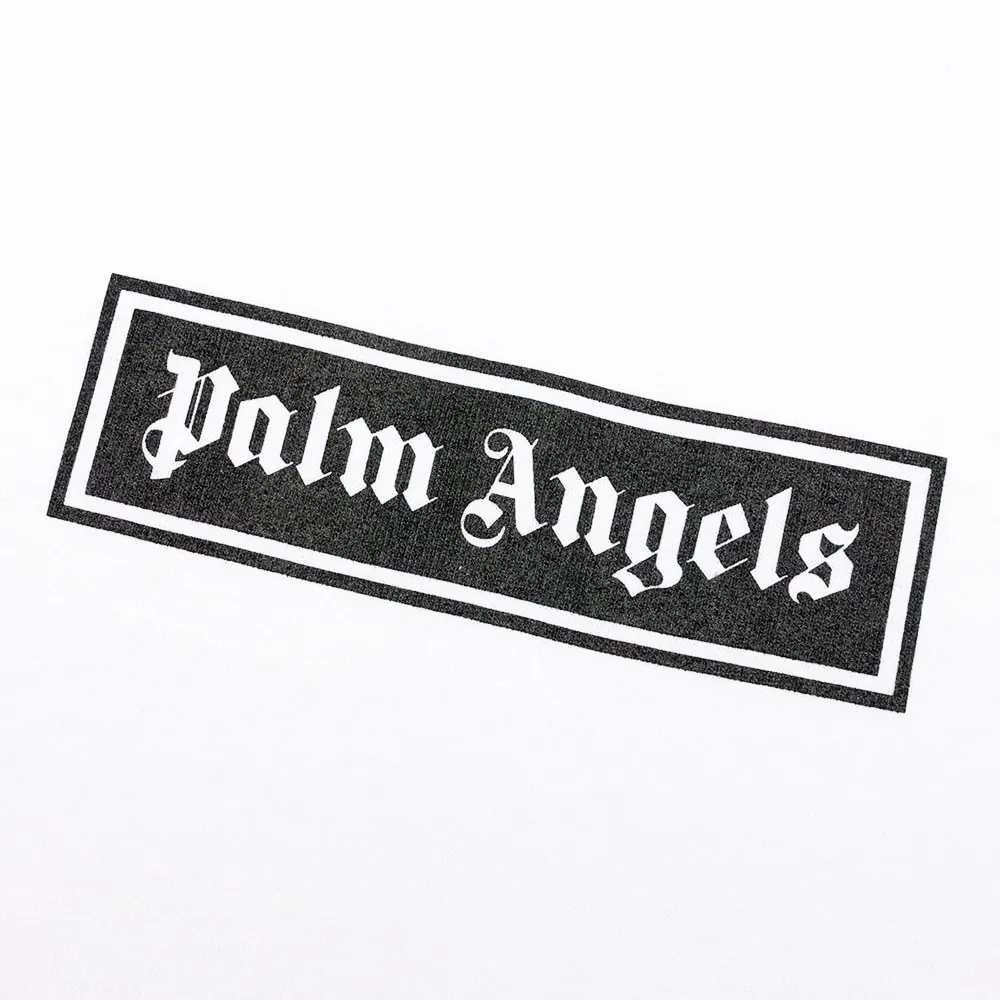 Palm Angels  |Crew Neck Unisex Street Style Cotton Short Sleeves Logo