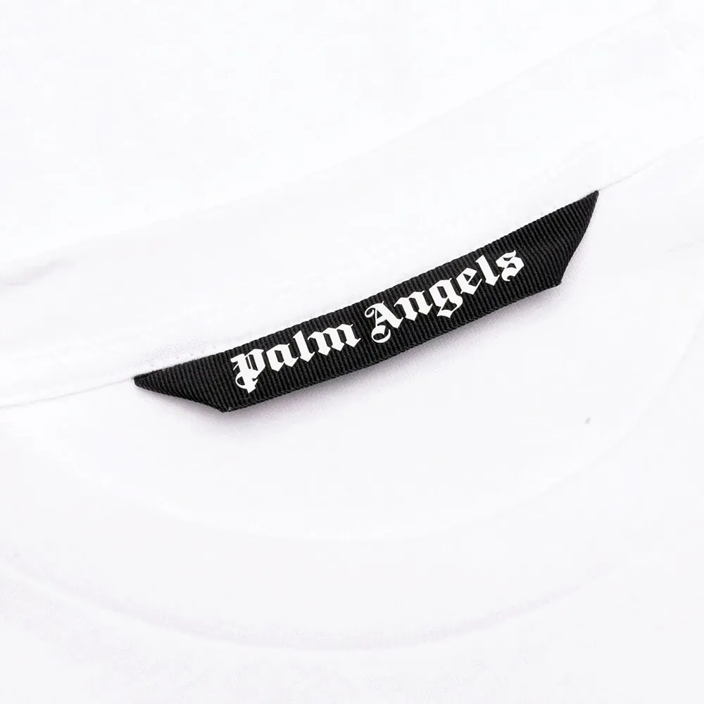 Palm Angels  |Crew Neck Unisex Street Style Cotton Short Sleeves Logo