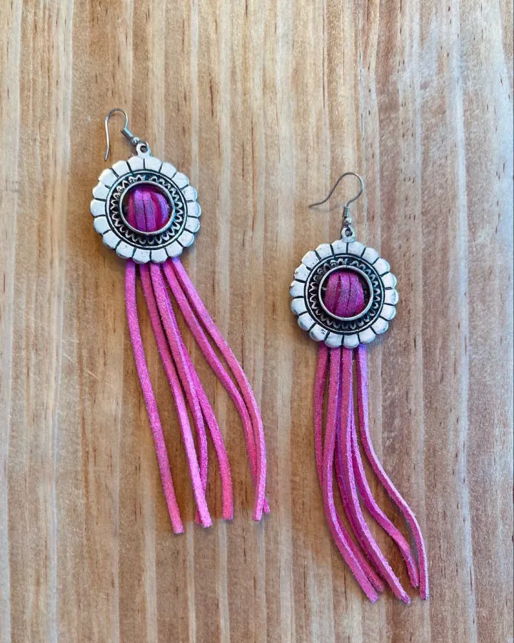 Pink Frost Earrings