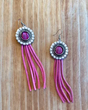 Pink Frost Earrings