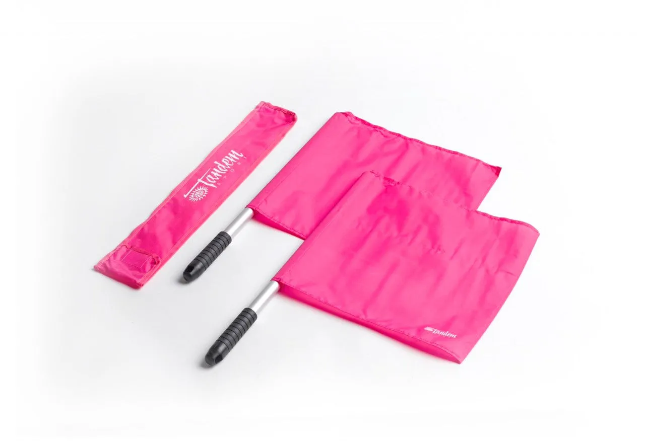 Pink Linesman Flag Set by Tandem Sport