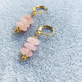 Pink Morganite Earrings