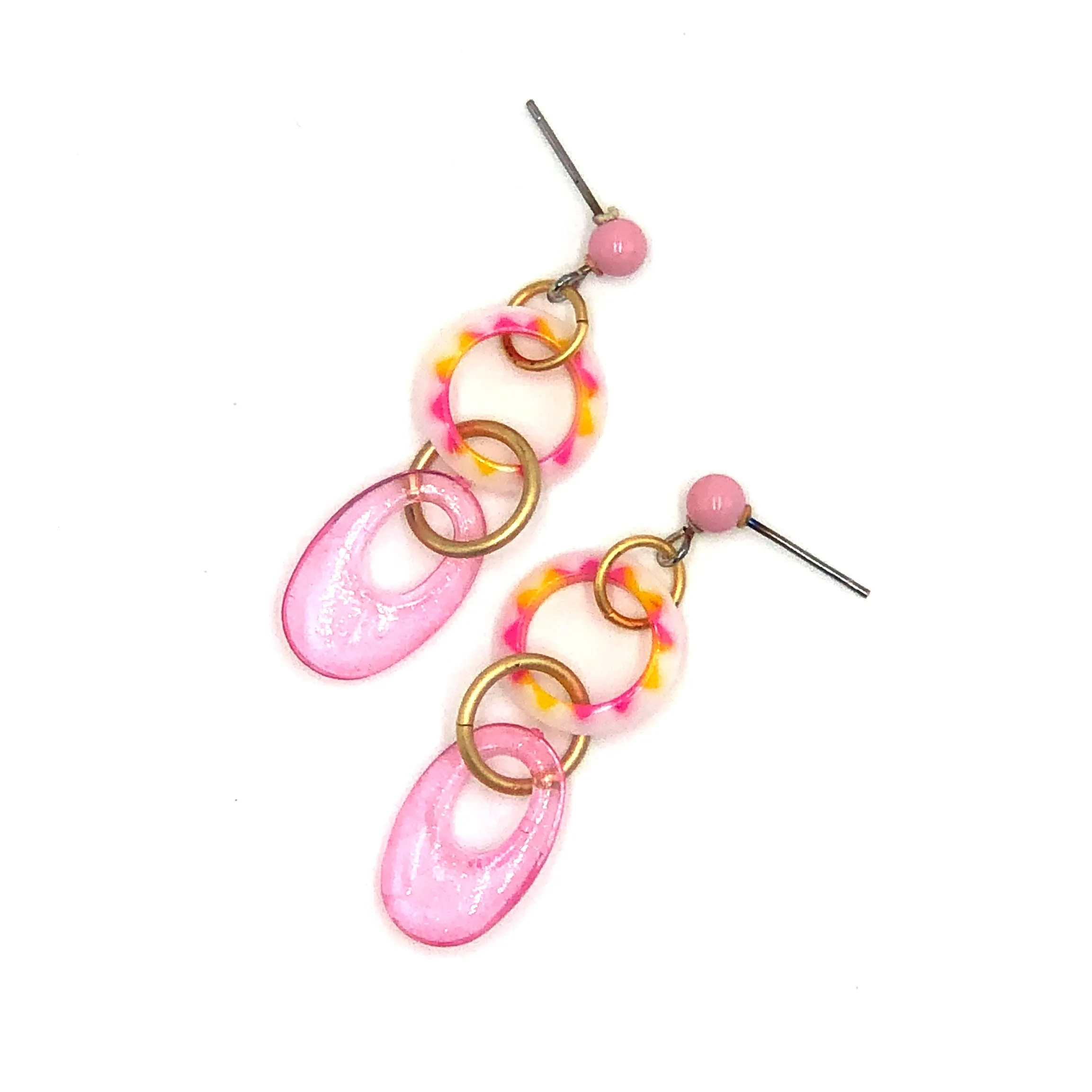 Pink SunBurst Addie Earrings *