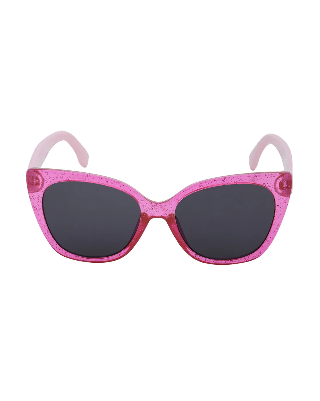 Pink Toned UV  Protected Lens Butterfly Sunglass for girl