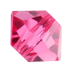 Preciosa Czech Crystal, Bicone Bead 3mm, Rose (36 Pieces)