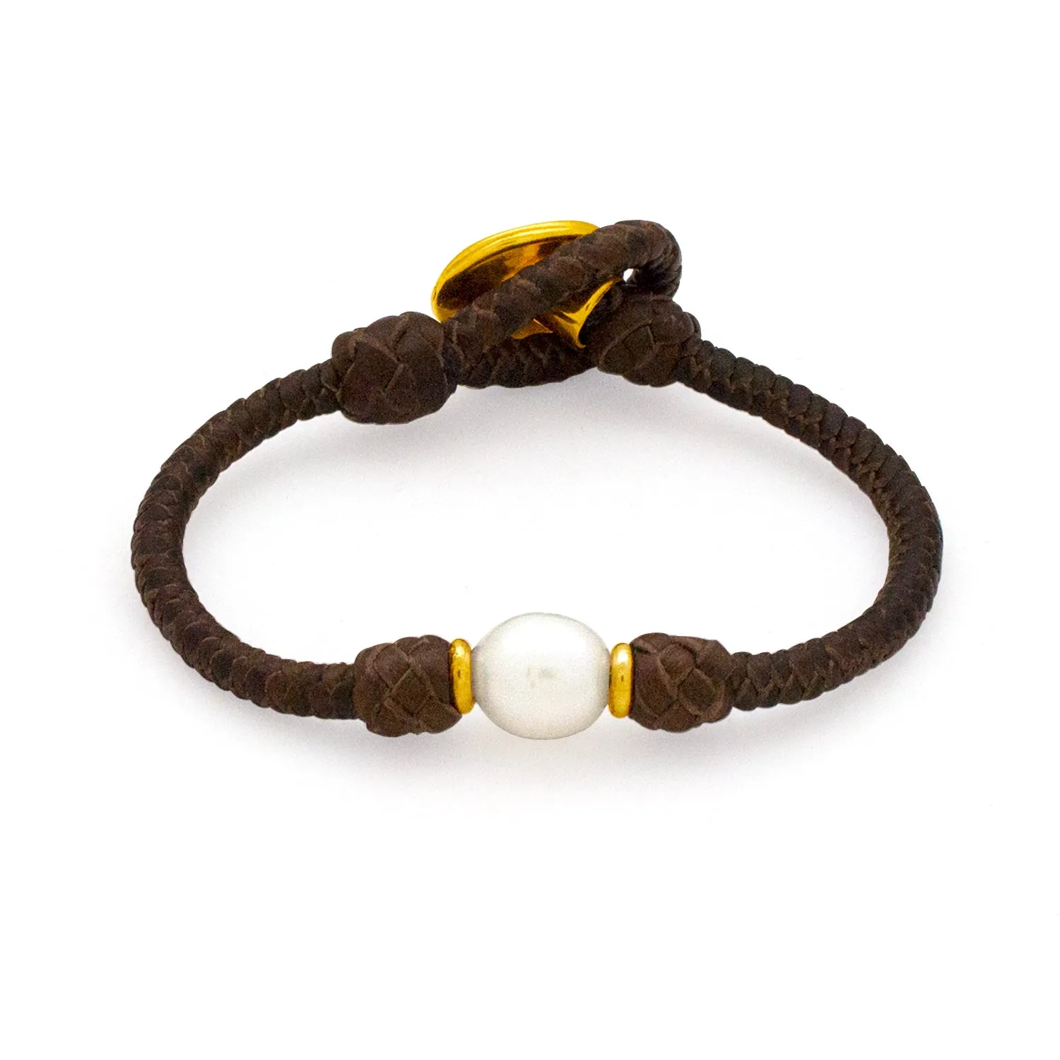 PULSERA SOLITARIA WHITE PEARL