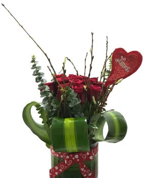 Red Vase