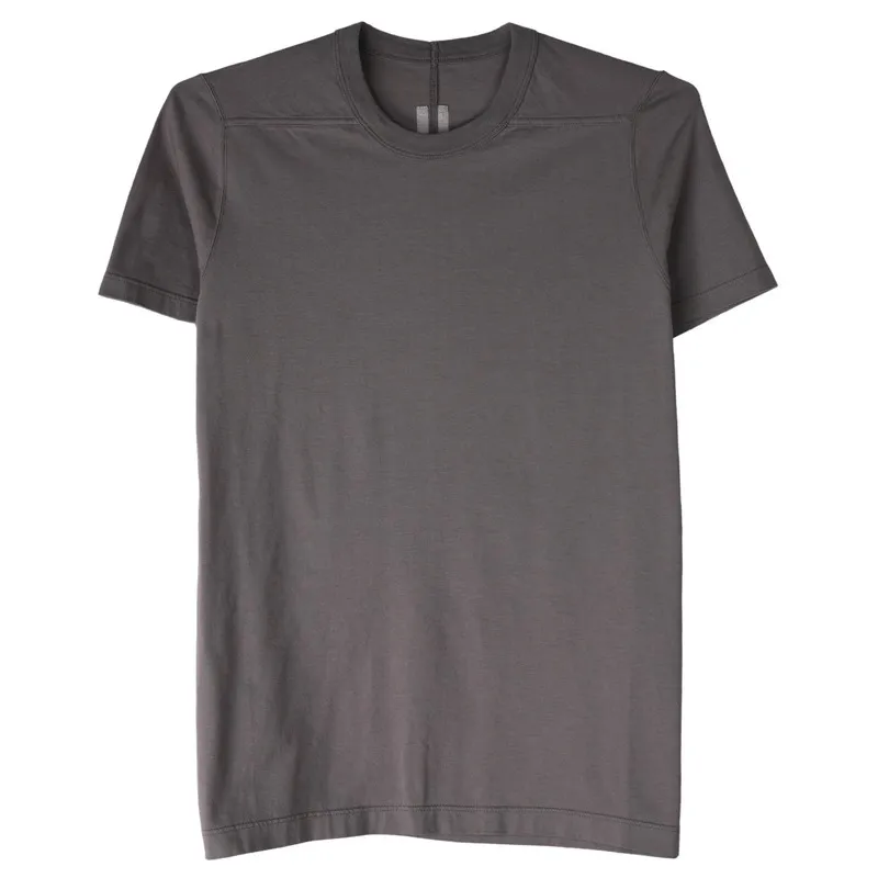 RICK OWENS  |Crew Neck Plain Cotton Short Sleeves Designers