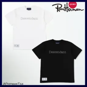 Ron Herman  |Crew Neck Street Style Plain Cotton Short Sleeves Logo