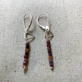 Ruby Stick Earrings