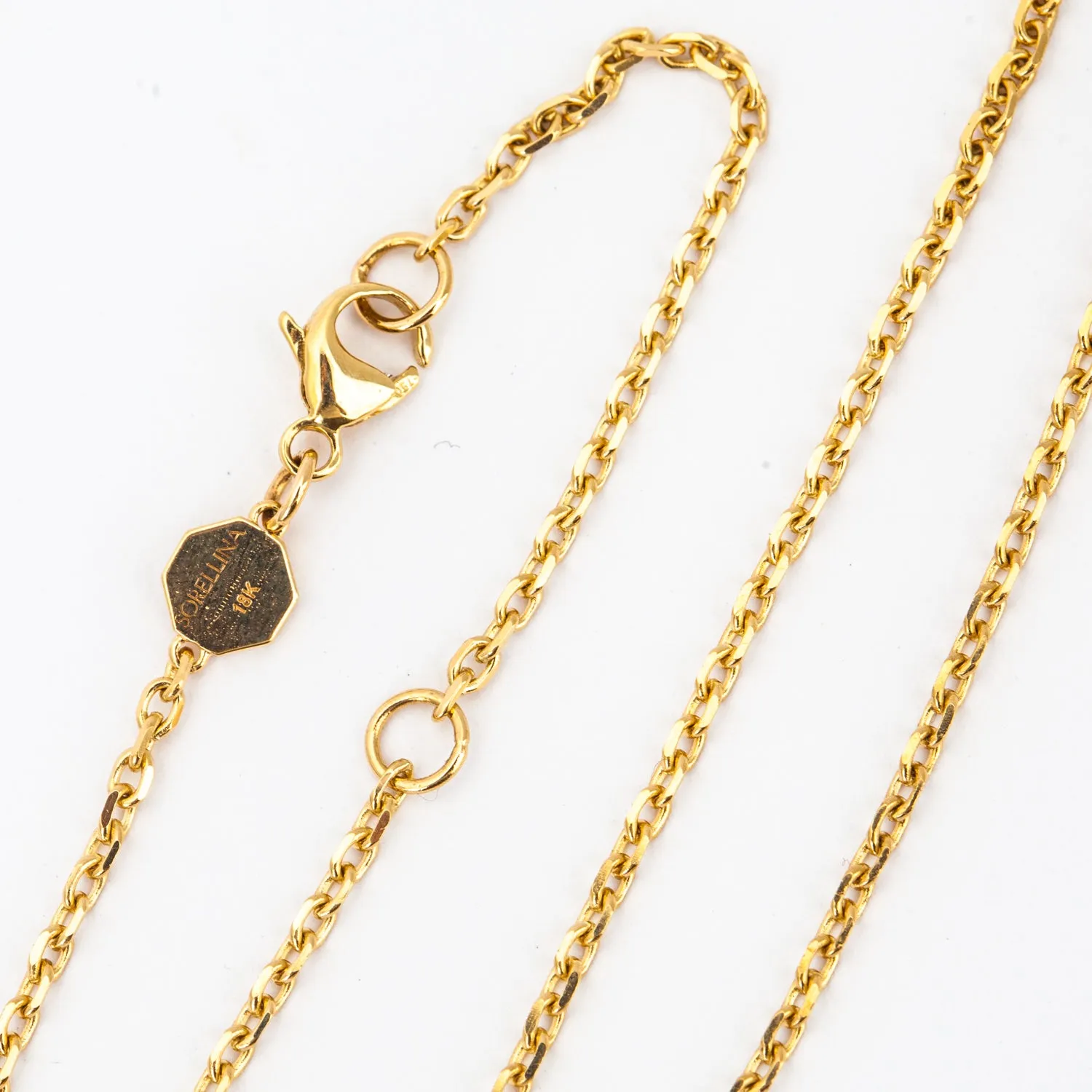 S All-Gold Signet Necklace