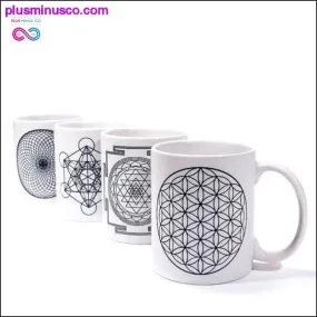Sacred Geometry Mugs | Flower of Life, Metatron's Cube,