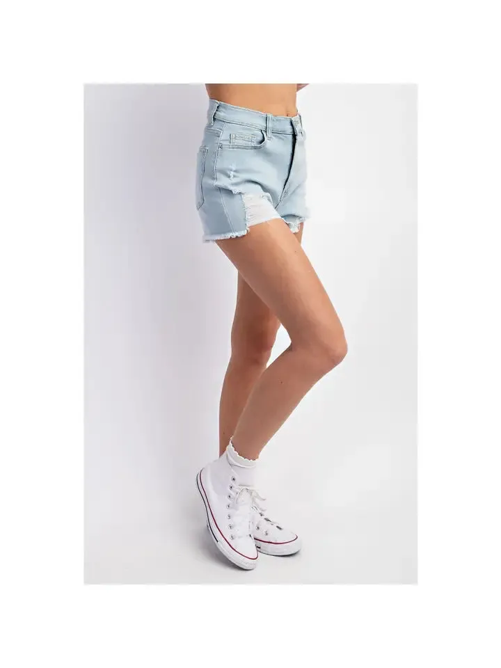 Sadie Light Denim Shorts