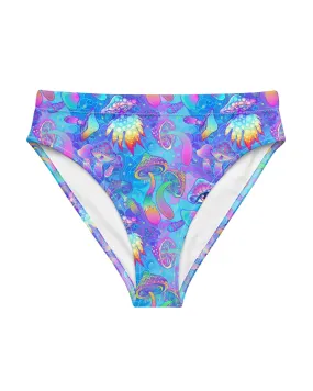 Shroomin Blue High Waisted Bottoms