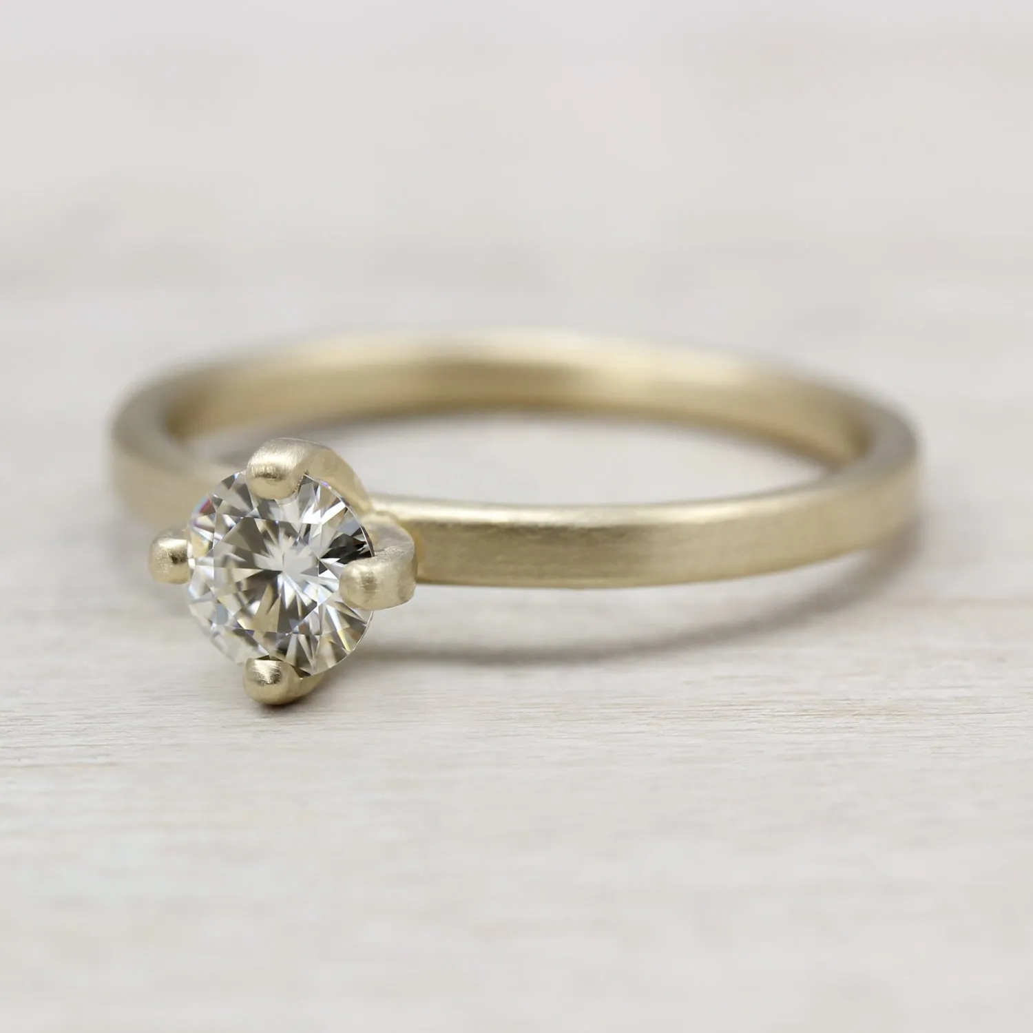 Size 6.75 - 5mm Edgeless Solitaire