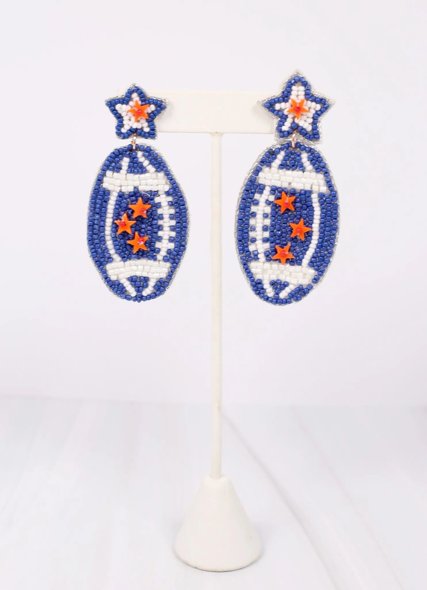 Snap the Ball Earring BLUE ORANGE