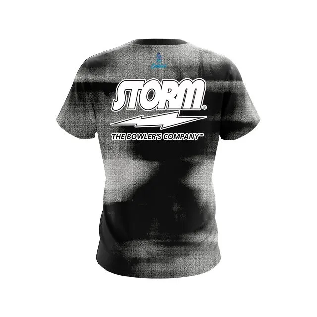 Storm Canvas Black CoolWick Bowling Jersey