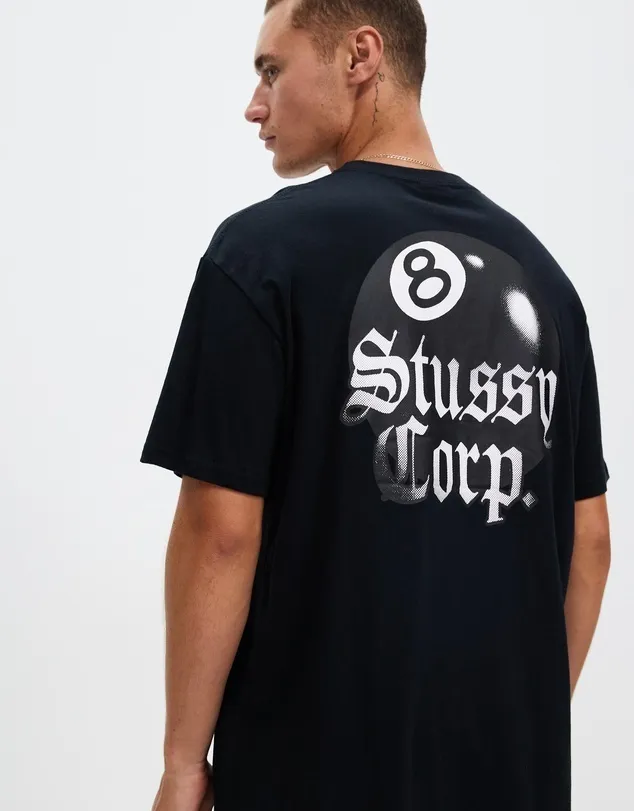 STUSSY  |Crew Neck Street Style Cotton Short Sleeves Logo