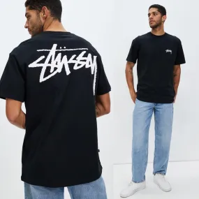 STUSSY  |Crew Neck Street Style Plain Cotton Short Sleeves Logo