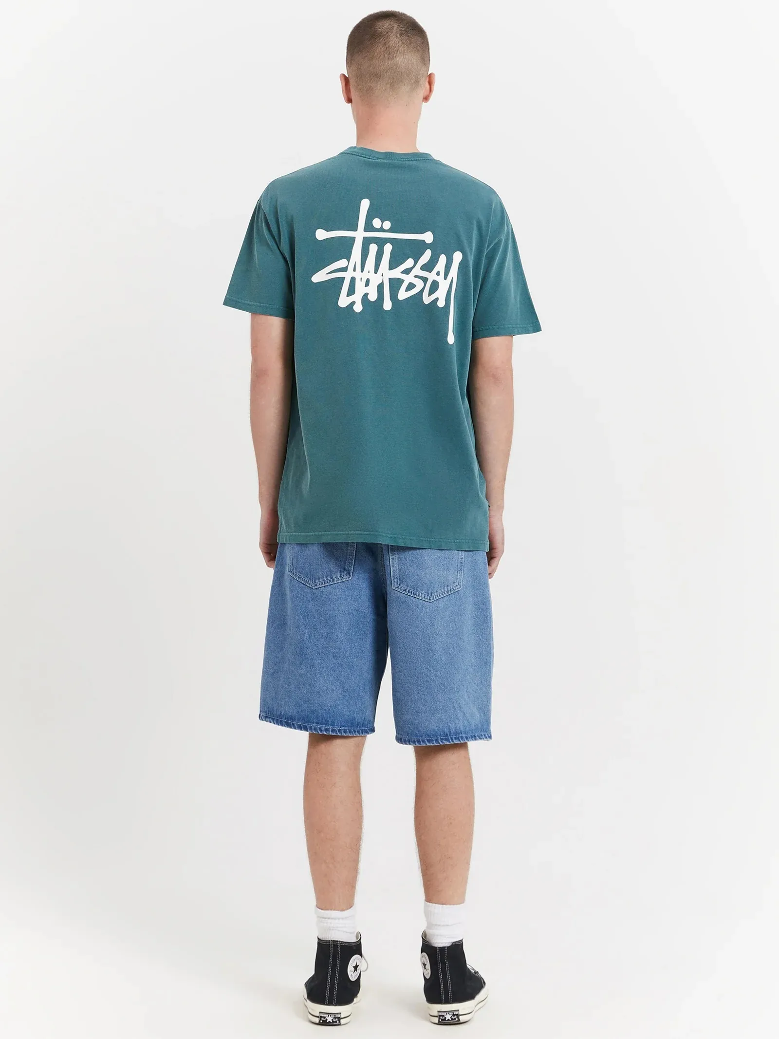 STUSSY  |Crew Neck Unisex Street Style Logo Skater Style