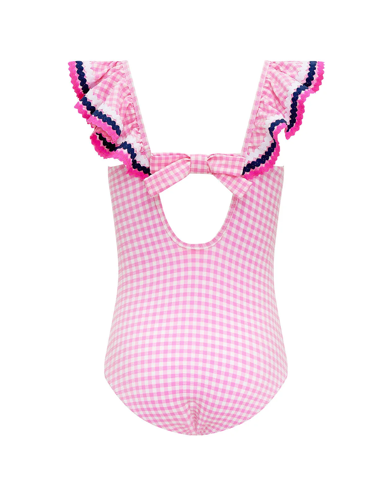 Sunuva Gingham Swimsuit Pink