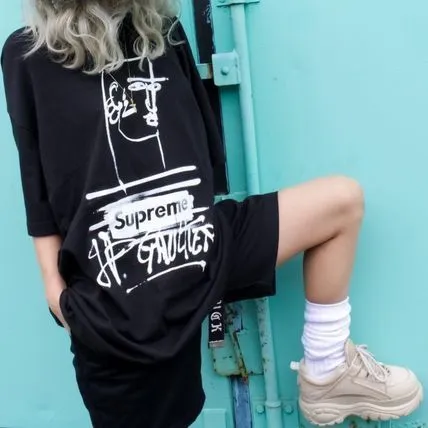 Supreme  |Crew Neck Unisex Street Style Collaboration Short Sleeves