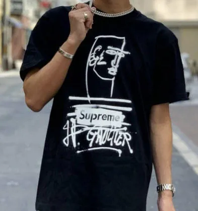 Supreme  |Crew Neck Unisex Street Style Collaboration Short Sleeves