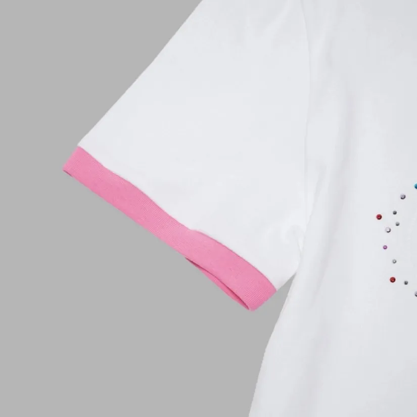 THE MUSEUM VISITOR  |Crew Neck Heart Unisex Street Style Cotton Short Sleeves