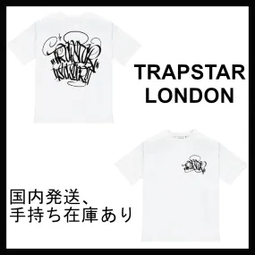 Trapstar London  |Crew Neck Unisex Street Style Cotton Short Sleeves Logo