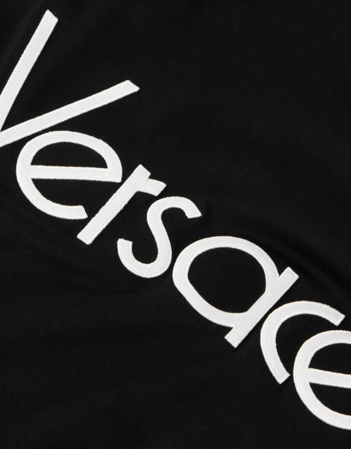 VERSACE  |Crew Neck Cotton Short Sleeves Logo Luxury