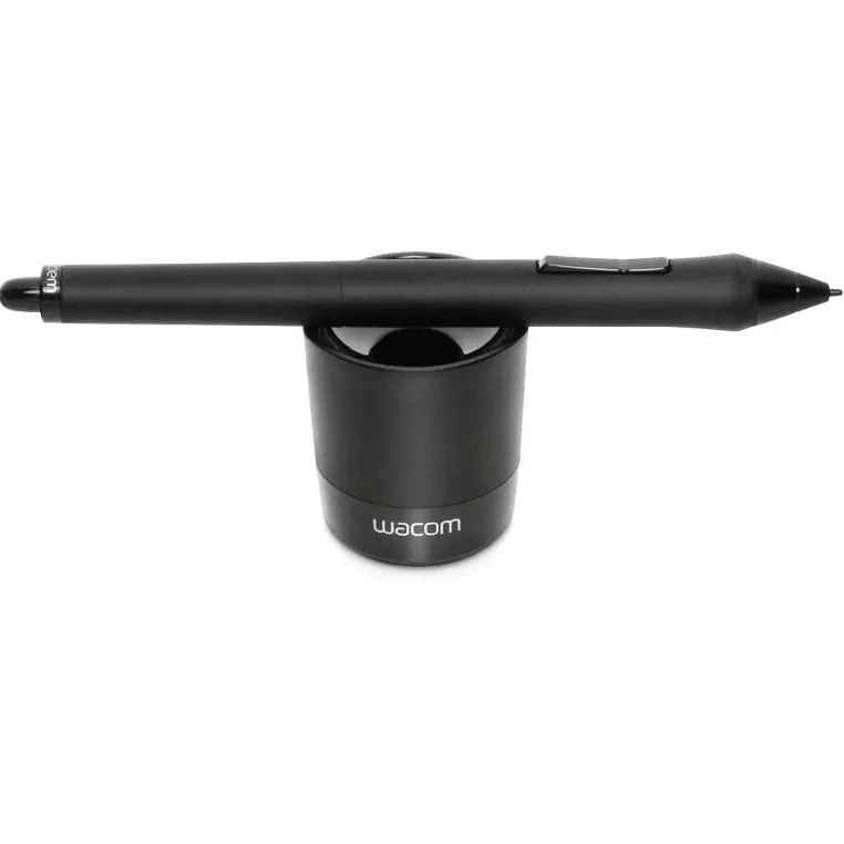 Wacom Intuos 4/5/Pro & Cintiq 2nd Gen Grip Pen Stylus + Stand and Nibs